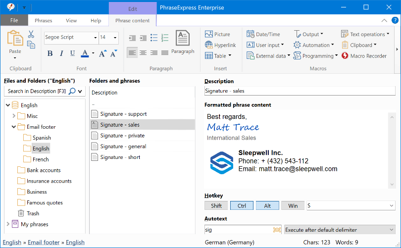 Screenshot 2021 02 22 Autotext Boilerplate Template Manager Text