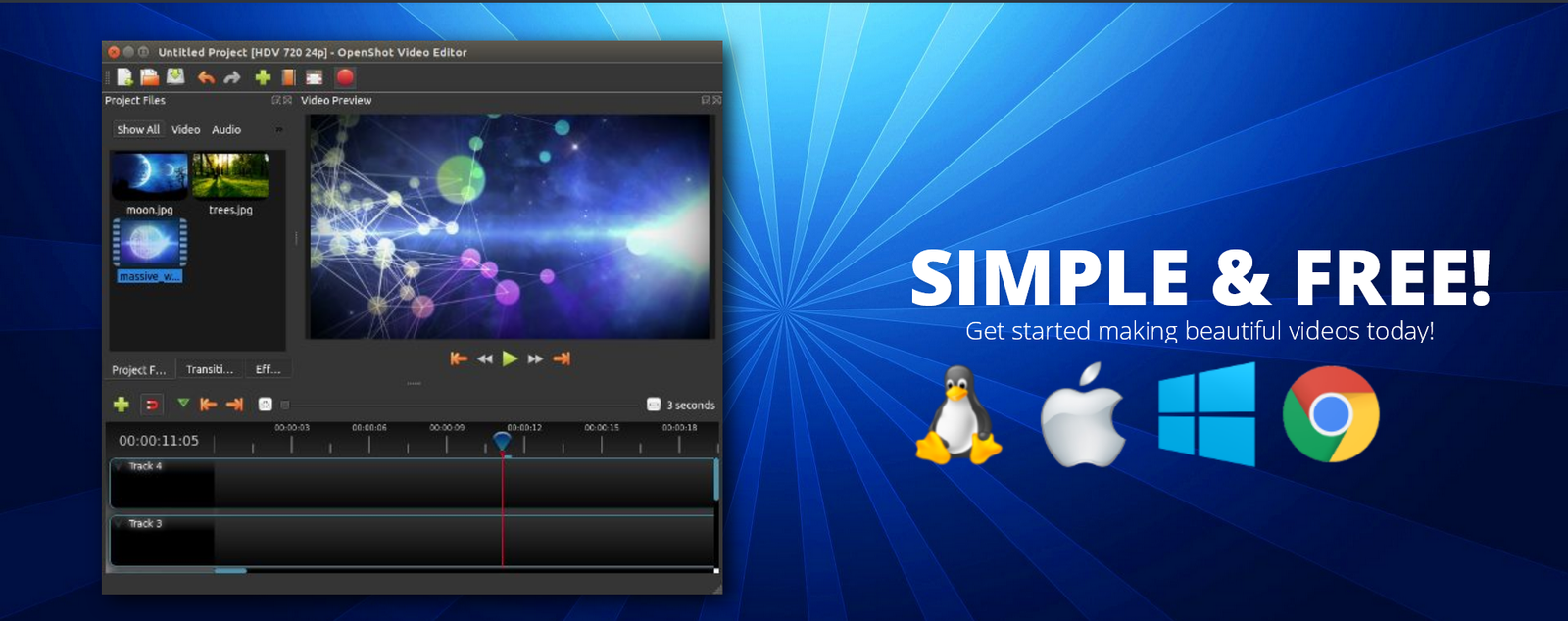 openshot video editor for windows 10 download free