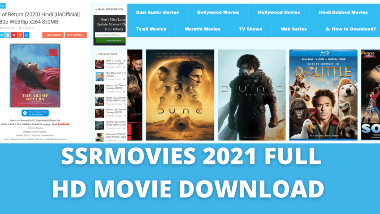 Ssrmovies 2021 Full HD Movie Download in Dual Audio 1080p Website