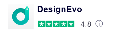 Screenshot 2021 11 27 at 10 10 37 DesignEvo is rated Excellent with 4 8 5 on Trustpilot