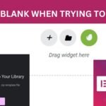 Page Is Blank When Trying To Import elementor Templates